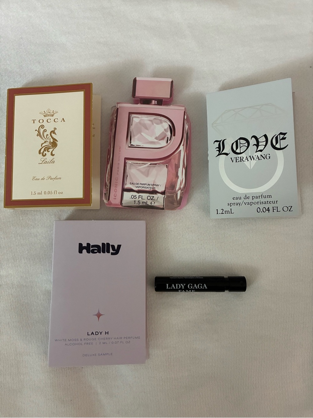 NIP 5 Pk Assorted Fragrance Samples